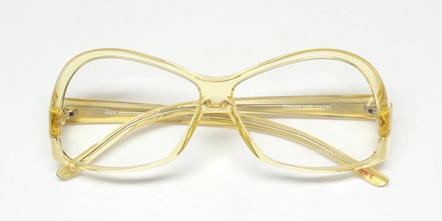 Andy Wolf 5049 h Eyeglasses Crystal Yellow 60mm 2