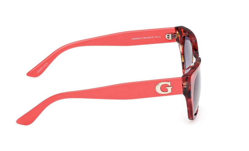 Guess GU00203H 54B Sunglasses Red Havana 56mm Women 5
