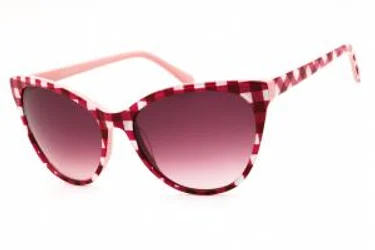 Draper James DJ7018 604 Sunglasses Merlot Gingham 56mm
