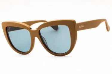 Max Mara MM0076 46N Sunglasses Matte Light Brown 55mm