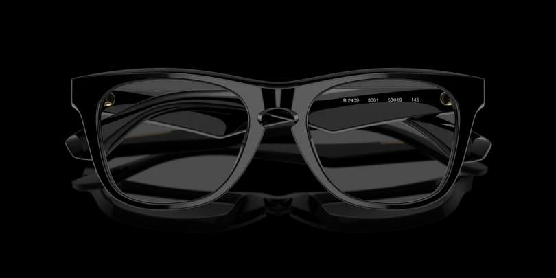 Burberry 0BE2409F 3001 Eyeglasses Black 53mm Men 5