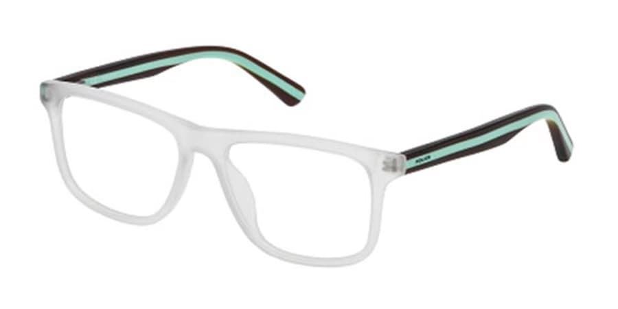 Police VK049 0881 Eyeglasses Matt Crystal 50mm Men