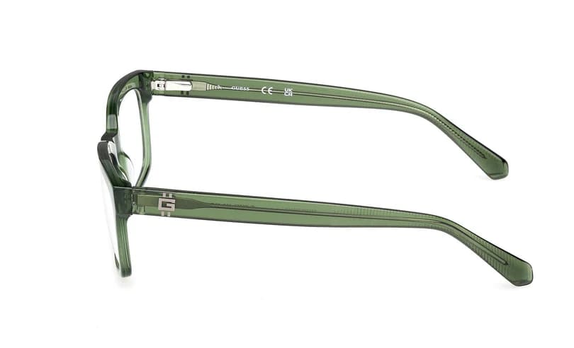 Guess GU50252 096 Eyeglasses Shiny Dark Green 55mm Women 3