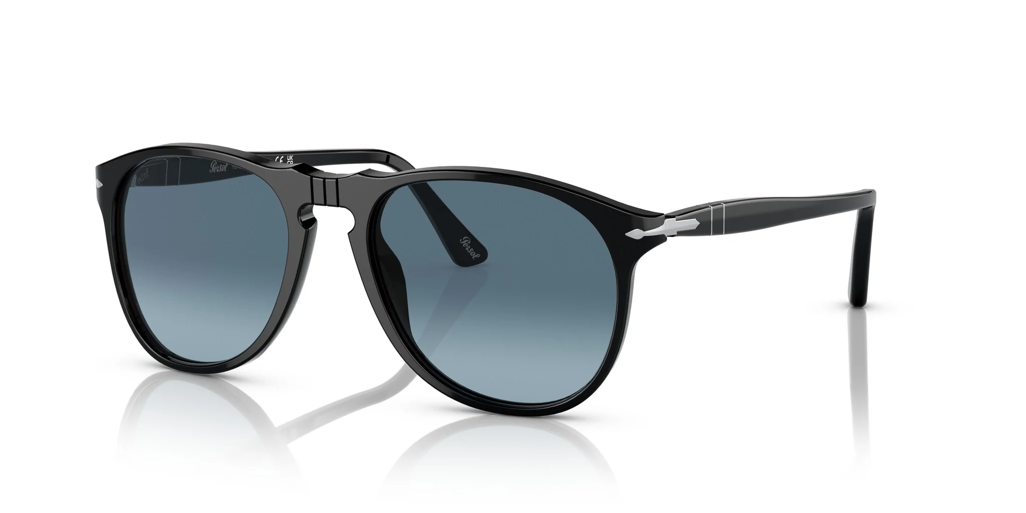 Persol PO9649S 95/Q8 Sunglasses Black 52mm Men