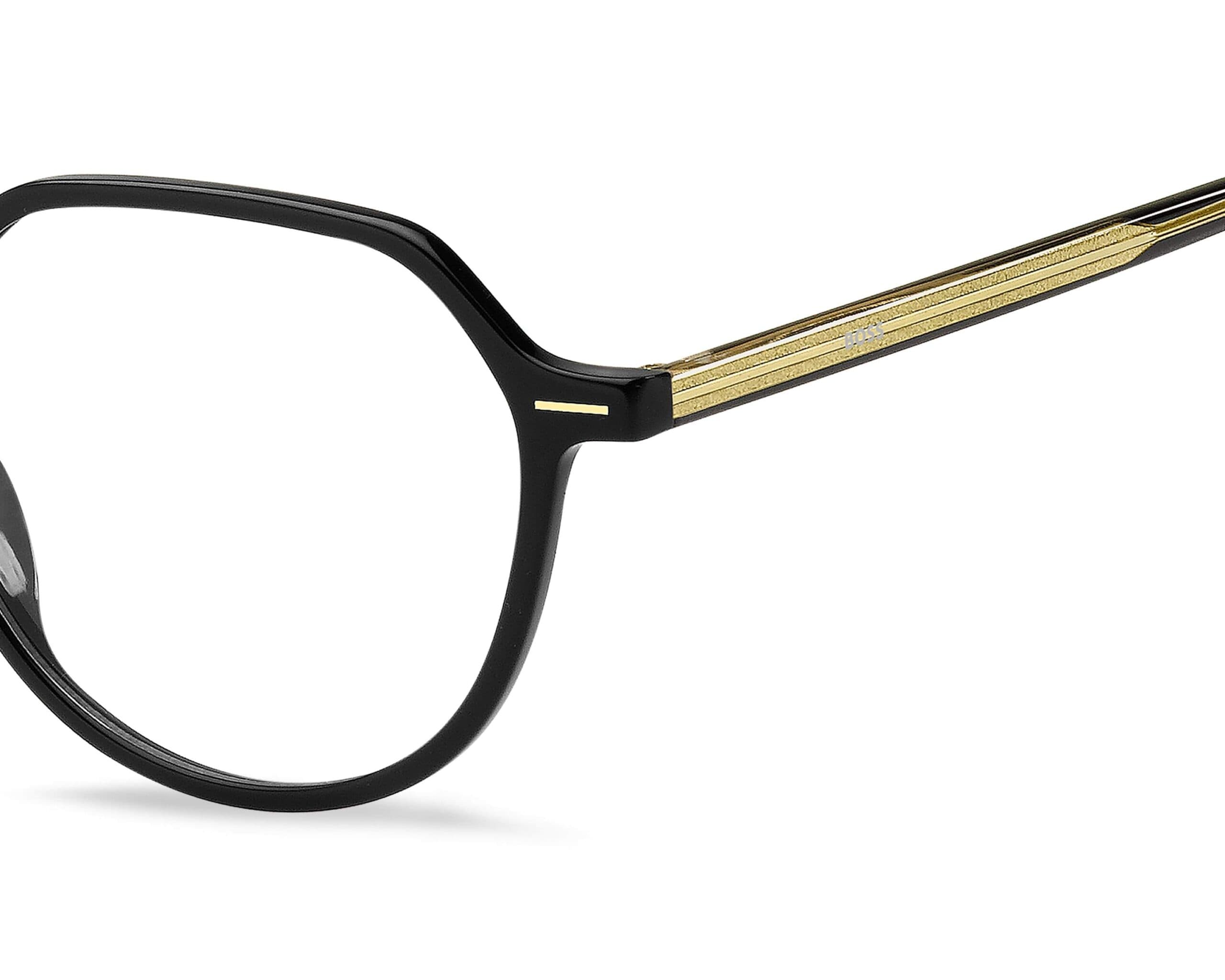 HUGO BOSS 1588 07C5 00 Eyeglasses Black Crystal 51mm Women 3
