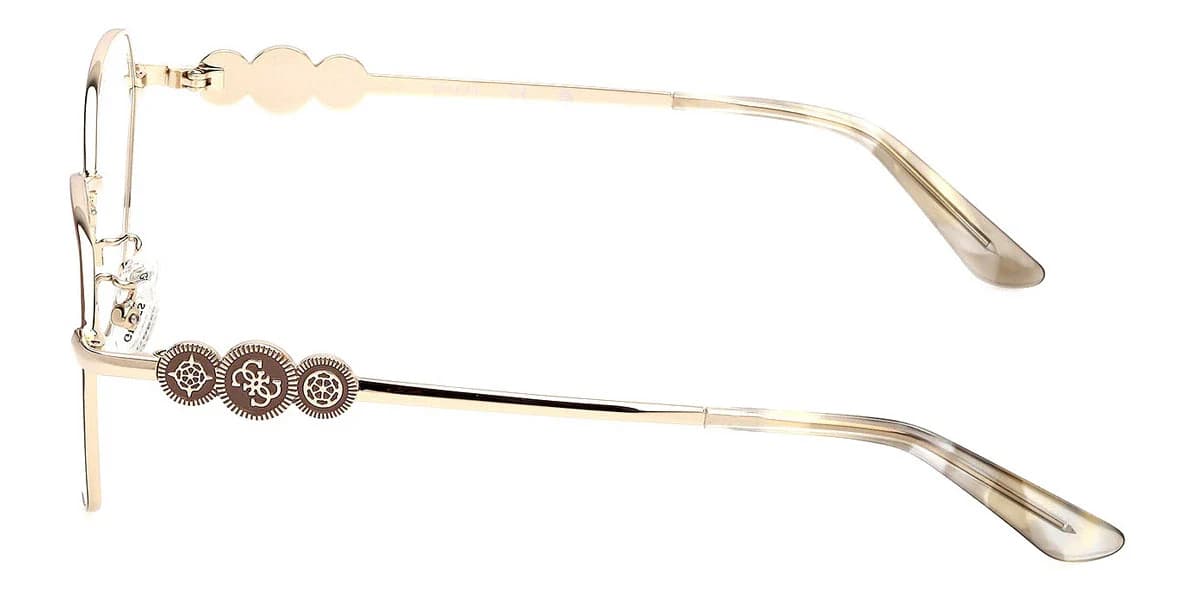 Guess GU50256D 025 Eyeglasses Ivory 52mm Women 3