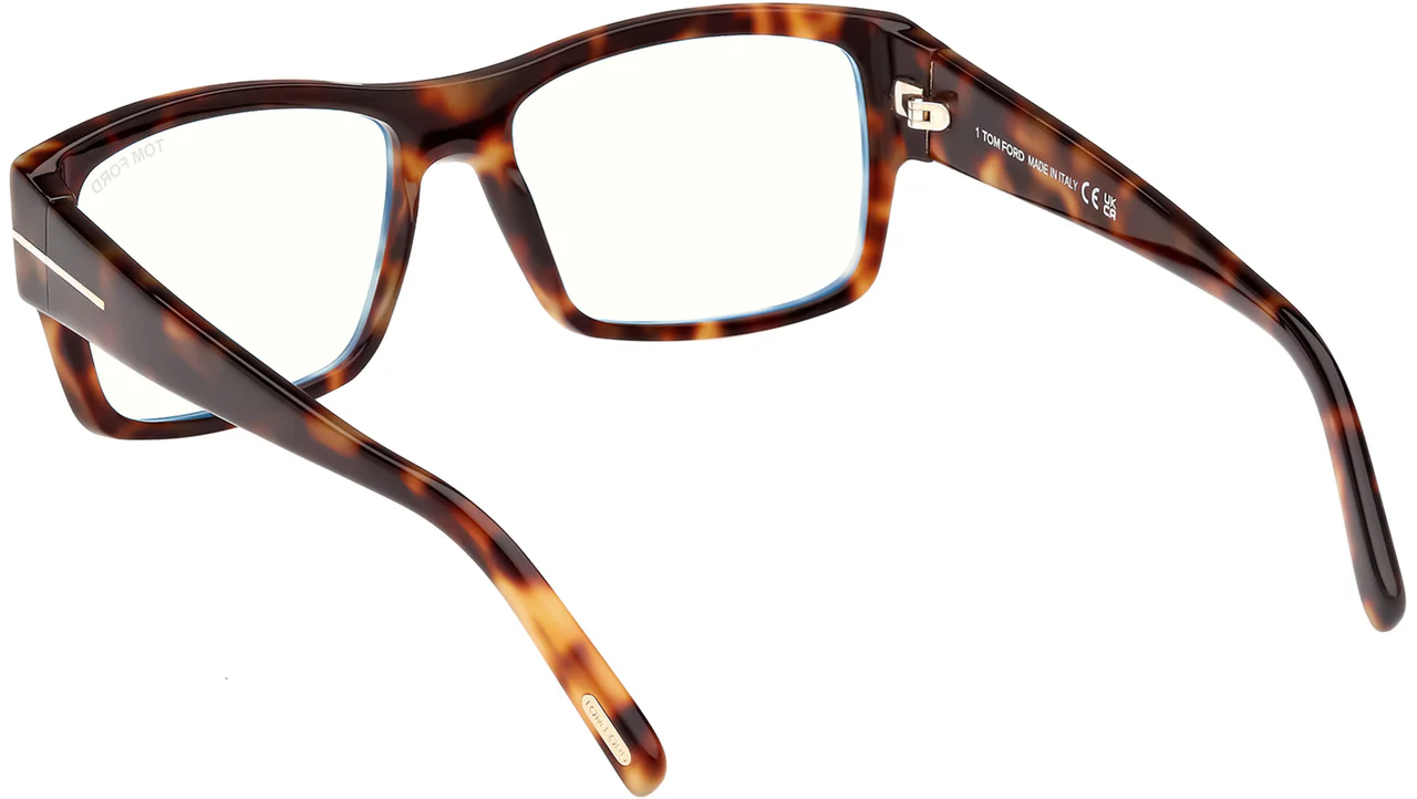 Tom Ford FT5941B 053 Eyeglasses Blonde Havana 55mm Men 3