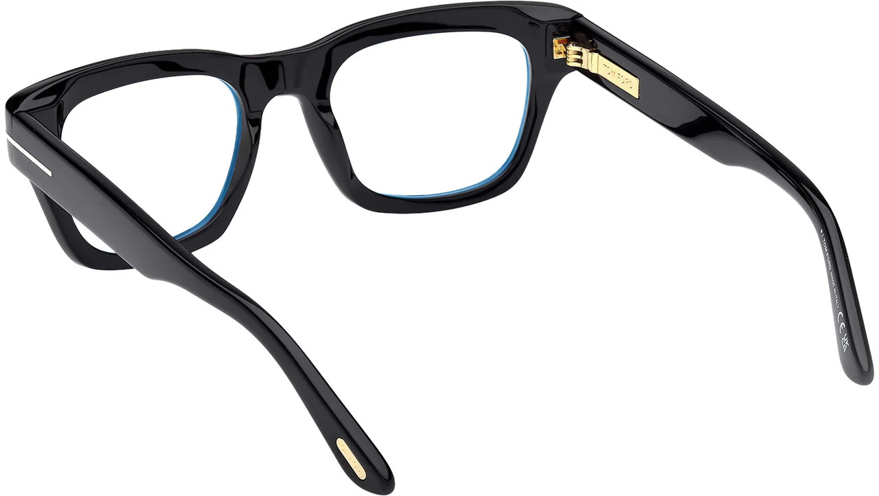 Tom Ford FT6036B 001 Eyeglasses Shiny Black 52mm Women 3