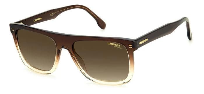 Carrera 267/S 00MY Sunglasses Brown Carmel 56mm Men