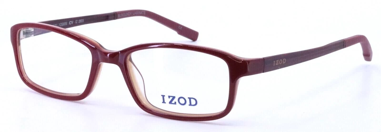 IZOD IZ2805 Eyeglasses Burgundy Laminate 47mm Women