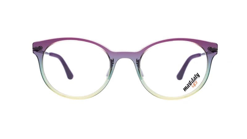 Mad in Italy Otello Eyeglasses Dark Magenta 49mm Women 2