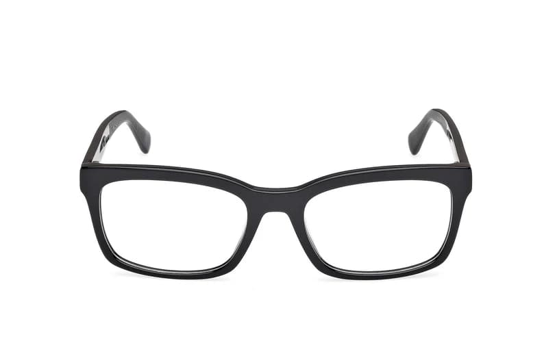 Guess GU50252 001 Eyeglasses Shiny Black 55mm Men 2