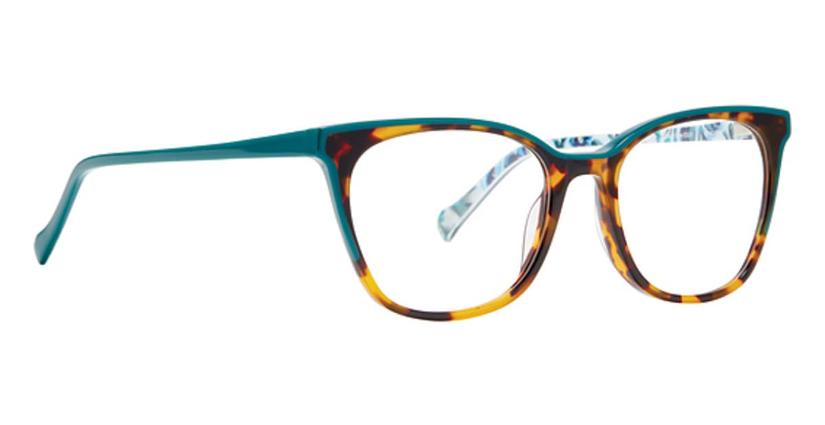 Vera Bradley Sawyer CLV Eyeglasses Cloud Vine 50mm Women