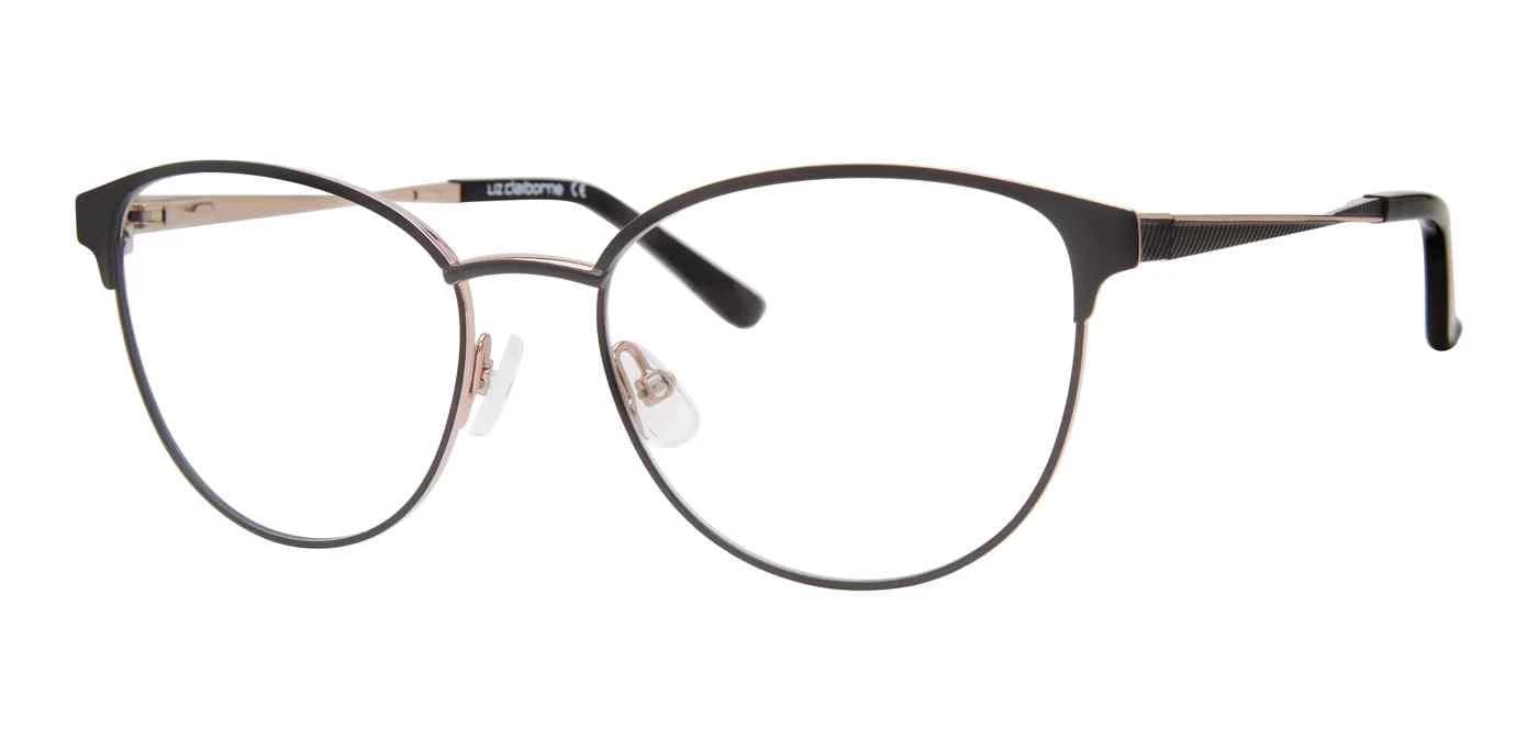 Liz Claiborne L462 0003 Eyeglasses Matte Black 50mm Women