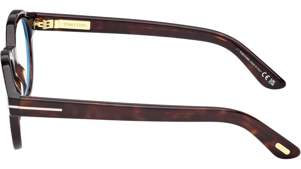 Tom Ford FT6037B 052 Eyeglasses Dark Havana 49mm Men 4