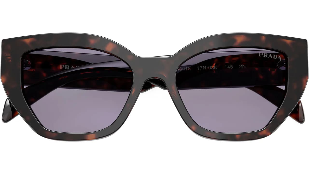 Prada 0PR A09SF 17N03N Sunglasses Root Tortoise 55mm Women 5