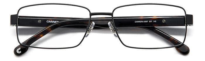Carrera 8887 0807 Eyeglasses Black 57mm Men 5