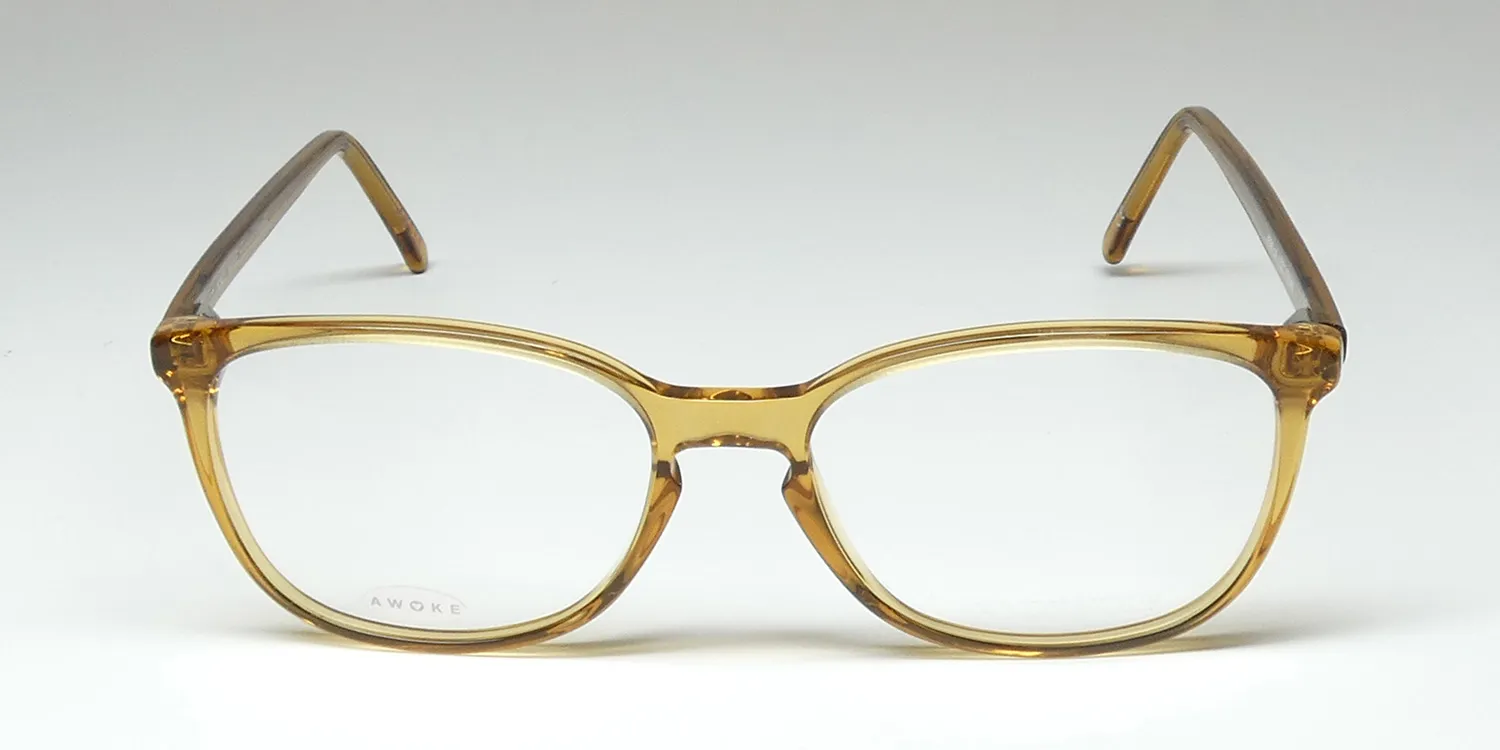 Andy Wolf 4556 q Eyeglasses Brown Crystal 52mm Unisex 3