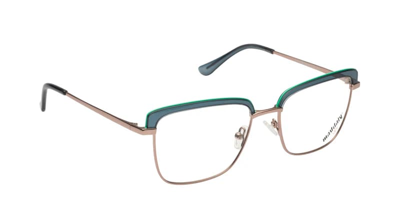 Mad in Italy Pasolini Eyeglasses Dark Slate Grey 54mm Unisex
