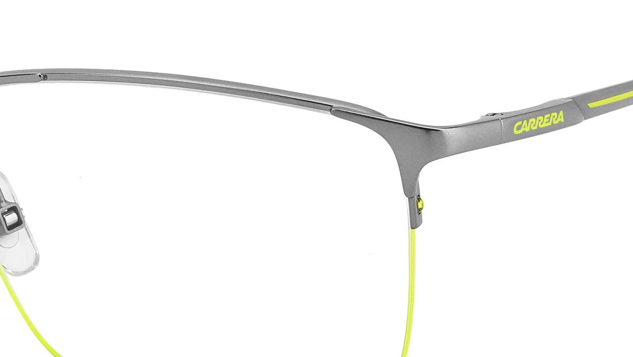 Carrera 8906 04JL Eyeglasses Matte Ruthenium Yellow 57mm Men 4