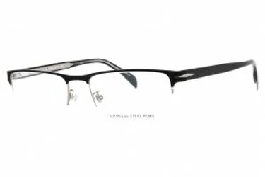 David Beckham DB 1068 0TI7 00 Eyeglasses Mt Black Ruthenium 58mm