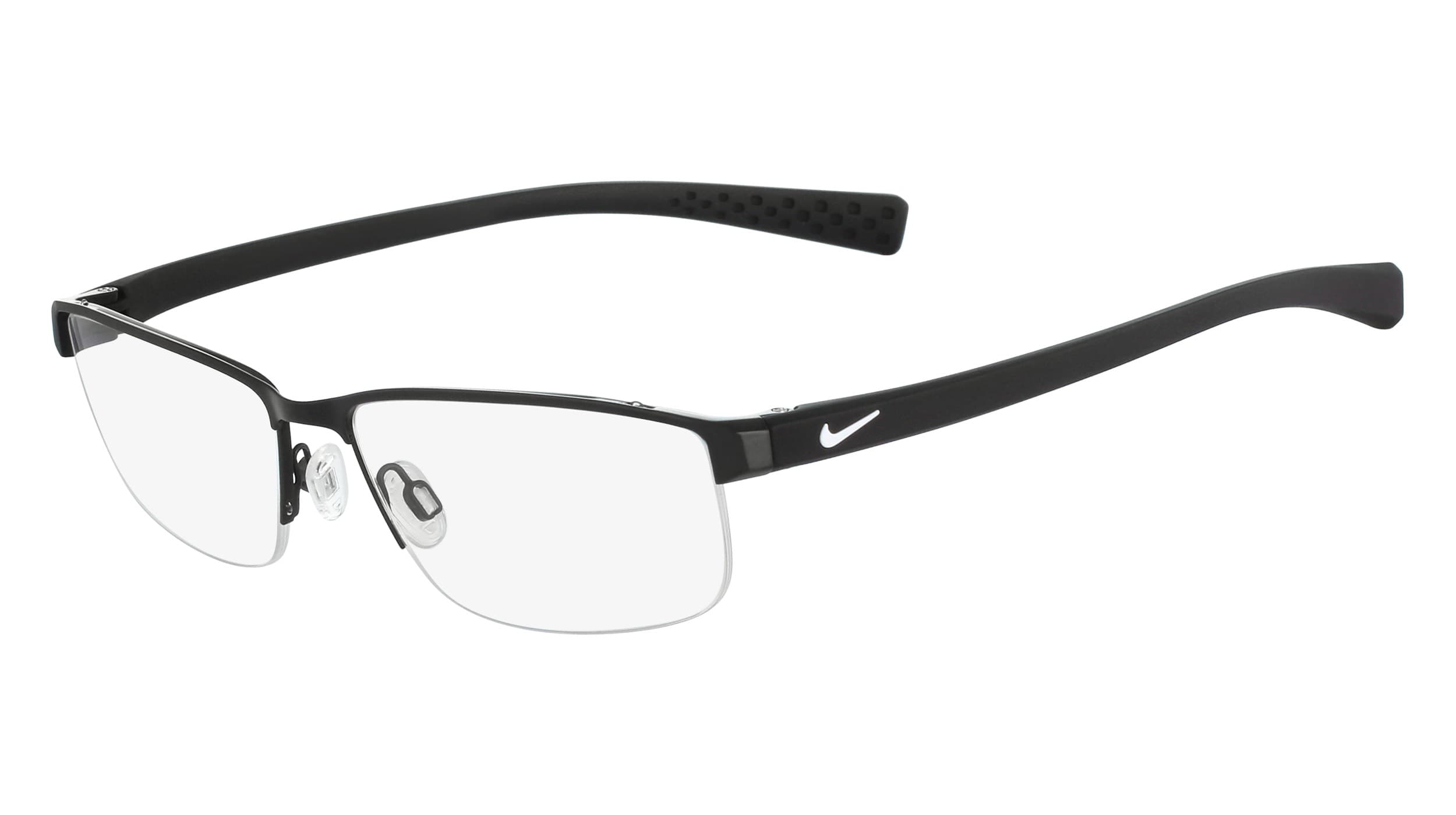 Nike 8098 010 Eyeglasses Black White 56mm Unisex