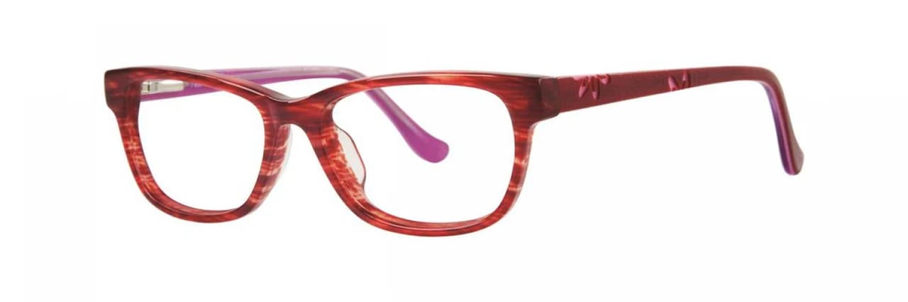 Kensie Flower Eyeglasses Red 49mm Women