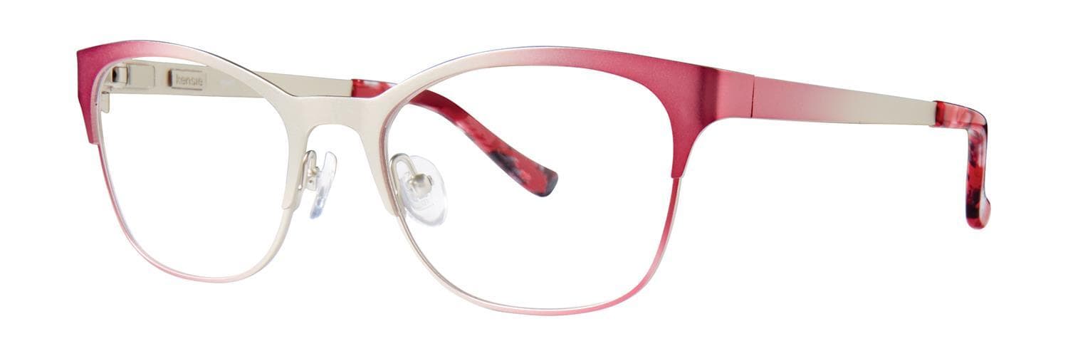 Kensie Thrill Eyeglasses Silver Pink 50mm Women