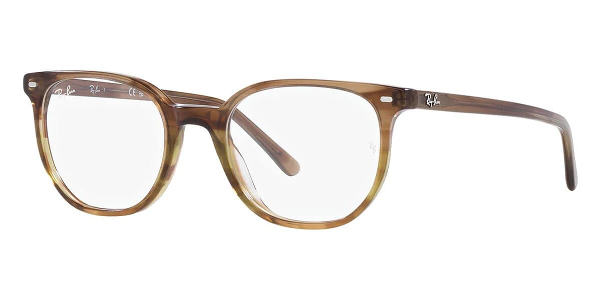 Ray-Ban RB5397 Elliot 8255 Eyeglasses Green Brown 50mm Men