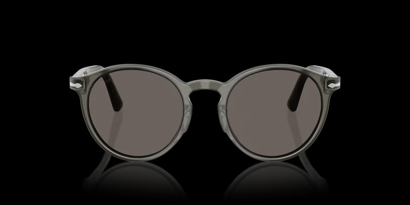 Persol PO3171S 1103B1 Sunglasses Transparent Mole Grey 52mm Men 2