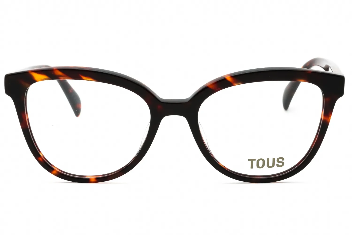 Tous VTOB93 09JC Eyeglasses Shiny Red Havana 53mm Women 2