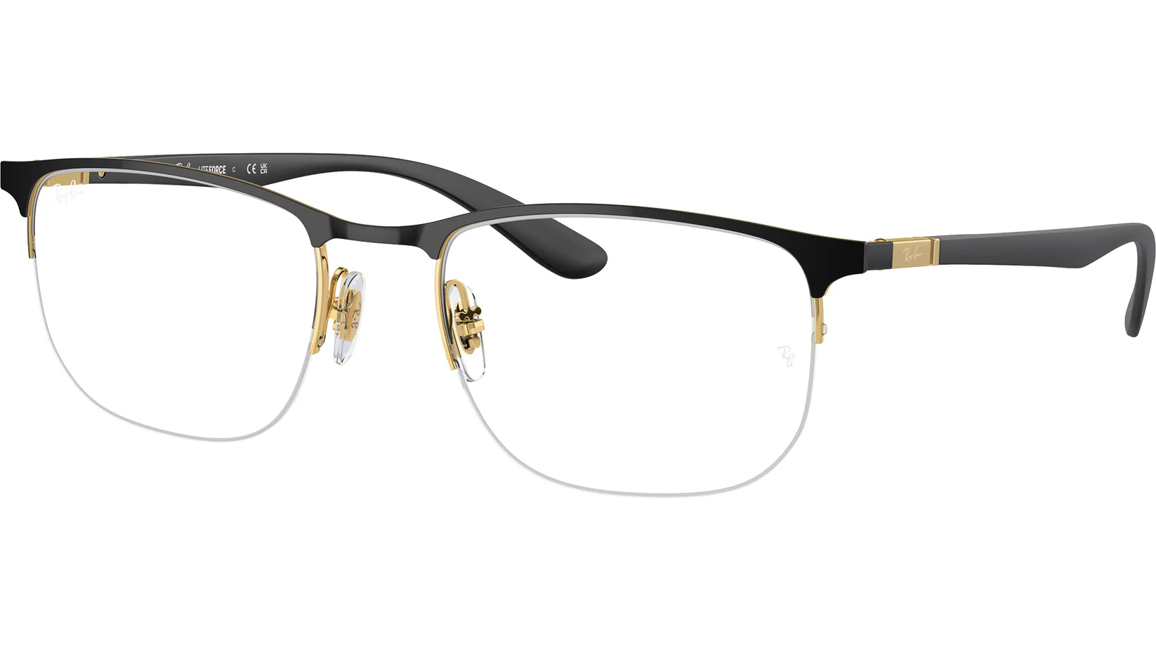 Ray-Ban RB6513 2890 Eyeglasses Black Gold 53mm Women