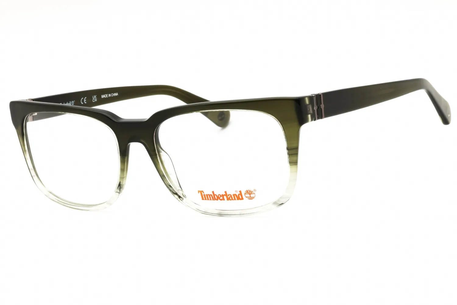 Timberland TB50074 096 Eyeglasses Shiny Dark Green 59mm Men