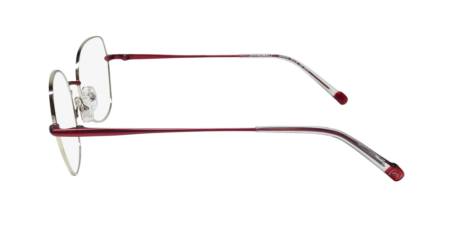 Morel Red Serena 90017c dr10 Eyeglasses Silver 49mm 4