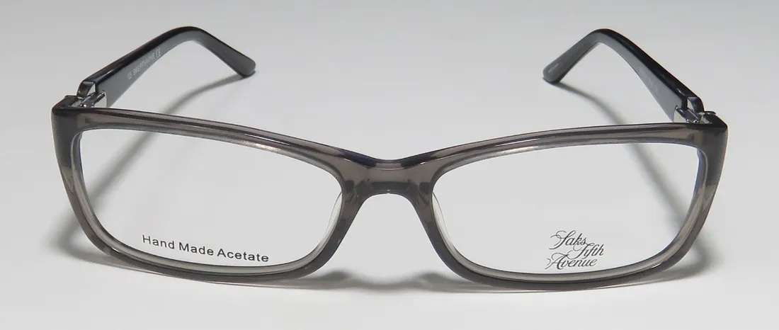 Saks Fifth Avenue 271 0fx8 Eyeglasses Onyx Crystal 53mm Women 3