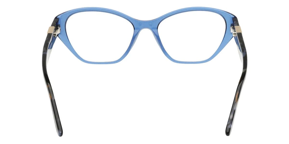 Guess GU50162 090 Eyeglasses Shiny Blue 53mm Women 4