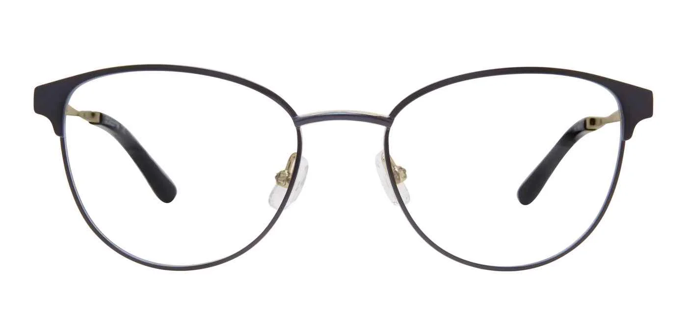 Liz Claiborne L 462 0E8W Eyeglasses Matte Navy 50mm Women 2