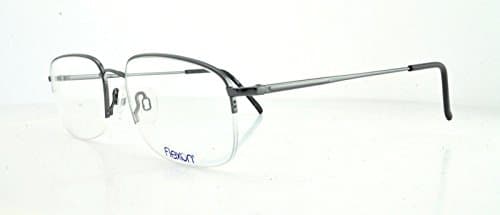 Marchon 606 LT GUNMETAL FL 606 Eyeglasses Silver 52mm Men