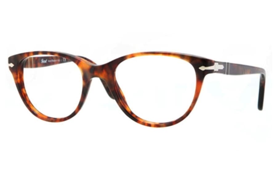 Persol 3036-V 108 Eyeglasses Caffe Tortoise 48mm Unisex