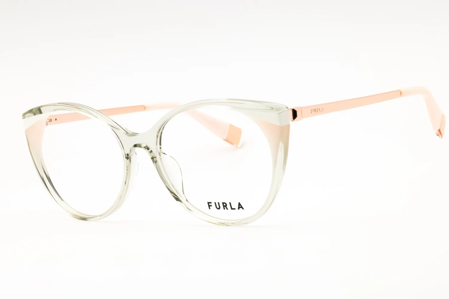 Furla VFU722V 09RM Eyeglasses Shiny Green 53mm Women