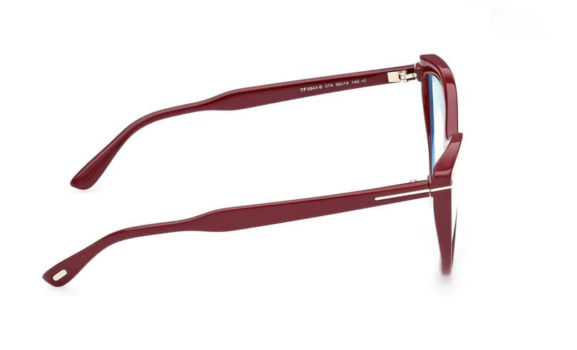 Tom Ford FT5843B 074 Eyeglasses Pink 56mm Women 5