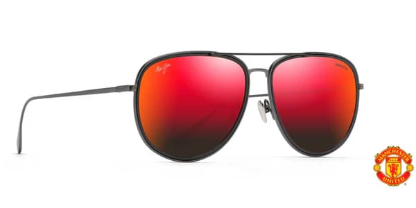 Maui Jim RM554 02UTD Sunglasses Gunmetal 58mm Unisex