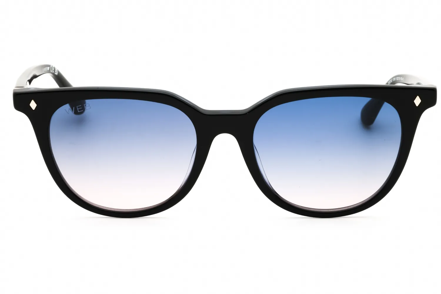 Web WE0347 01W Sunglasses Shiny Black 53mm Women 2