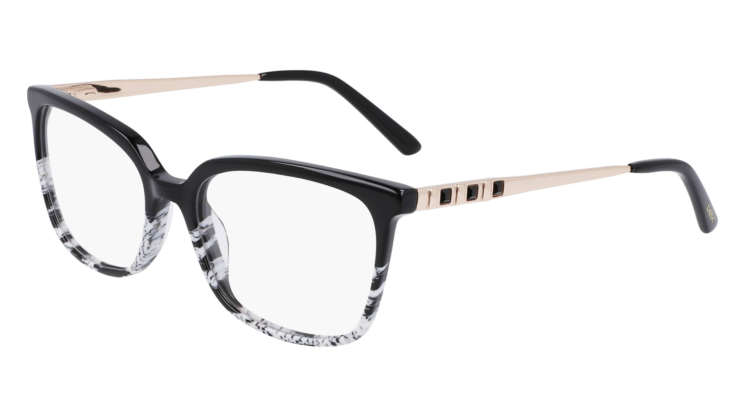 Bebe BB5197 001 Eyeglasses Jet Animal 52mm Women