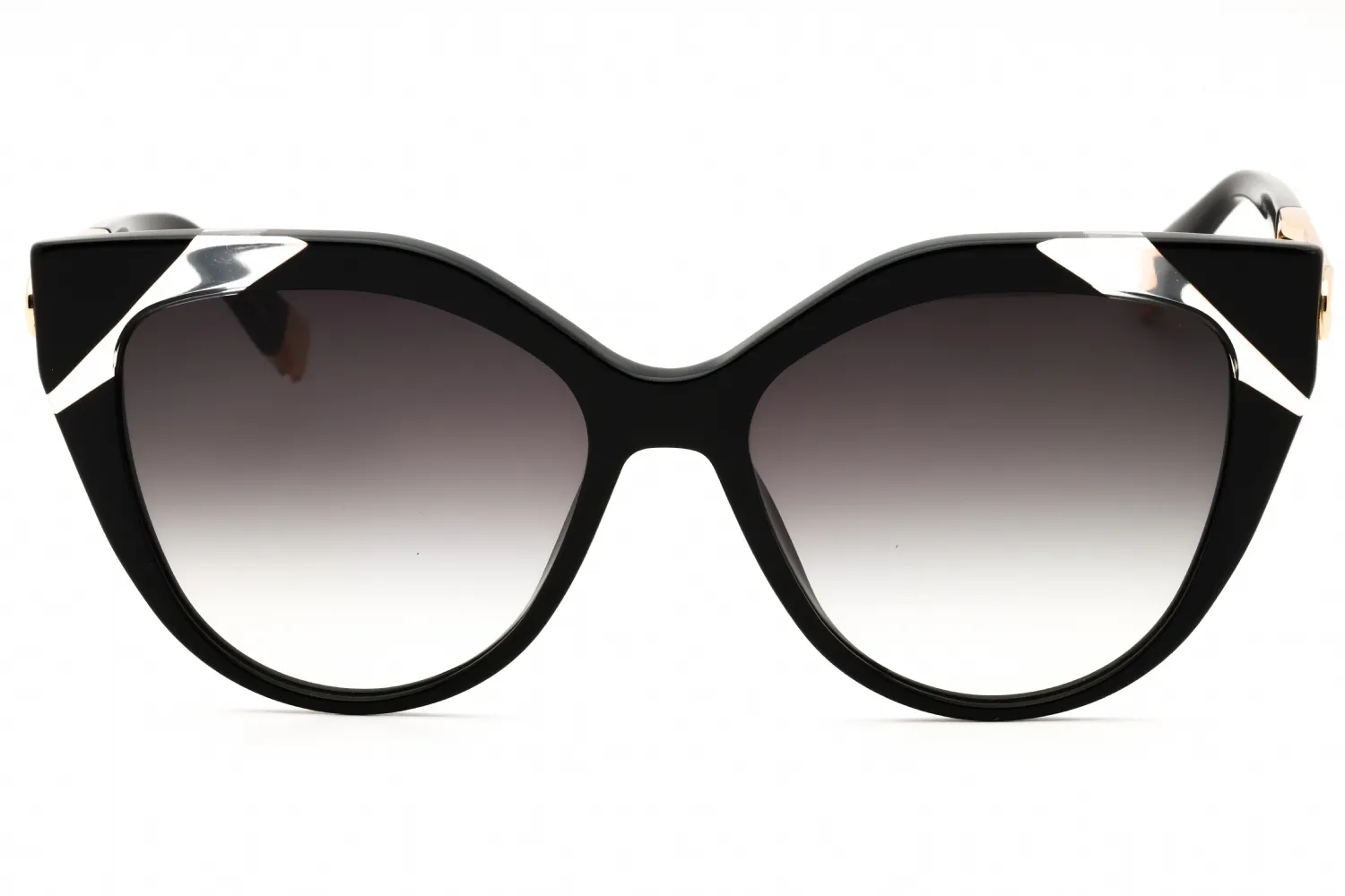 Furla SFU683 0700 Sunglasses Shiny Black 55mm Women 2