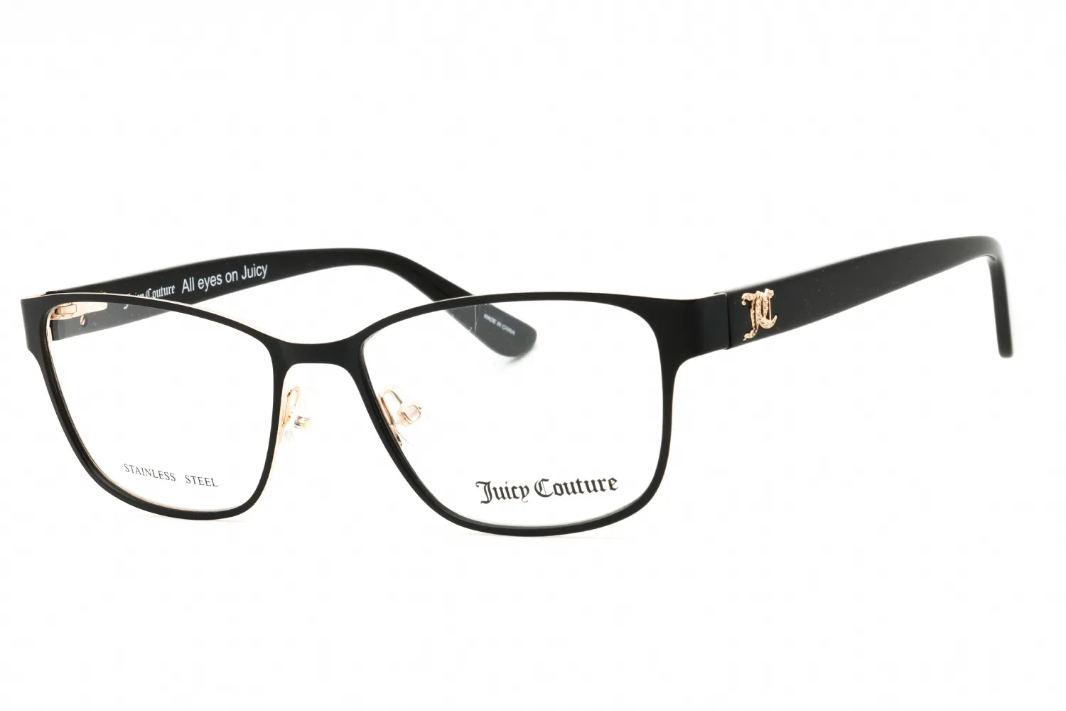 Juicy Couture JU 210 0003 00 Eyeglasses Matte Black 52mm Women