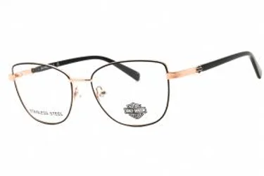 Harley Davidson HD0575 001 Eyeglasses Shiny Black 53mm