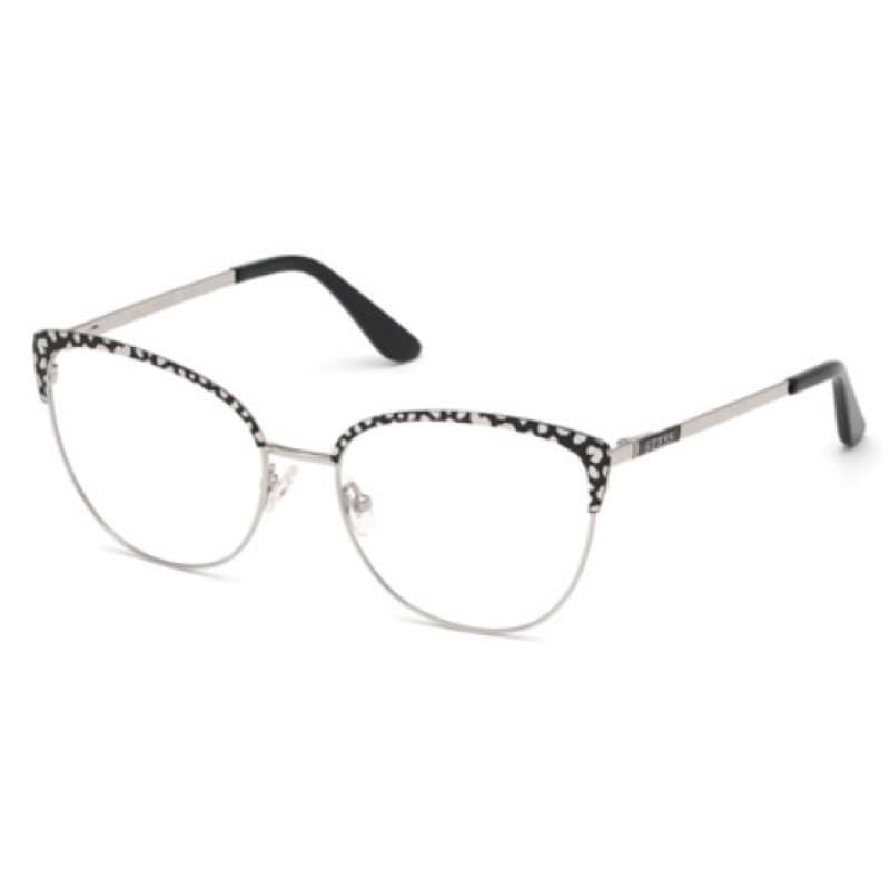 Guess GU2715 005 Eyeglasses Black Silver 54mm Women