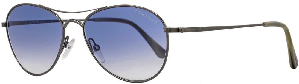 Tom Ford FT0495/S 12W Sunglasses Dark Ruthenium 56mm Men