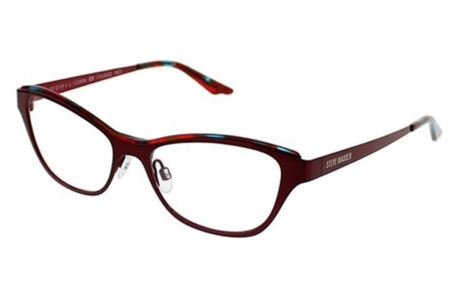 Steve Madden FUUSED Eyeglasses Red 51mm Women